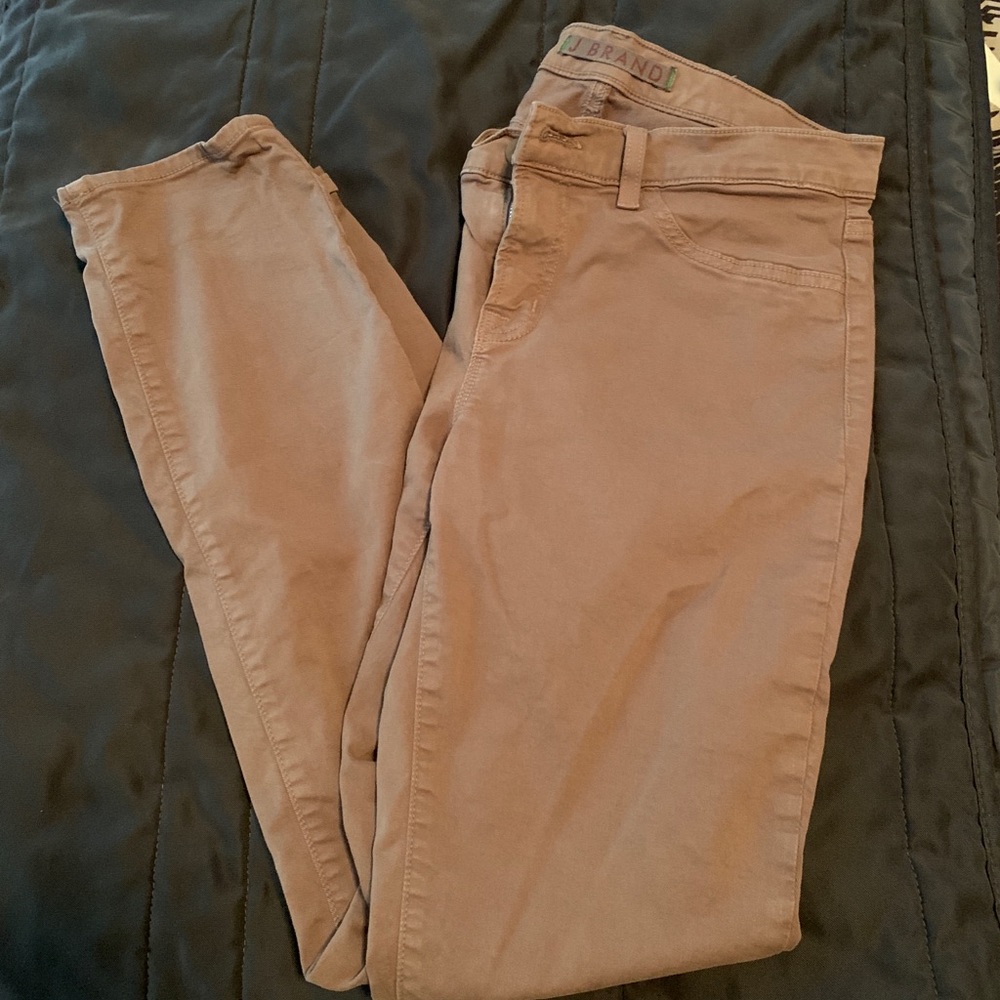 J Brand stretchy brown skinny jeans